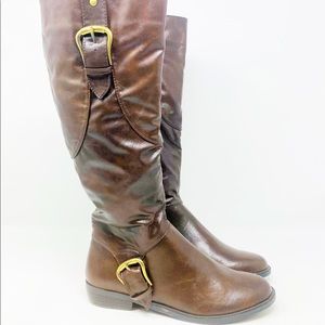 Gomax Concorde 3 Vegan Leather Riding Boots Sz 6.5